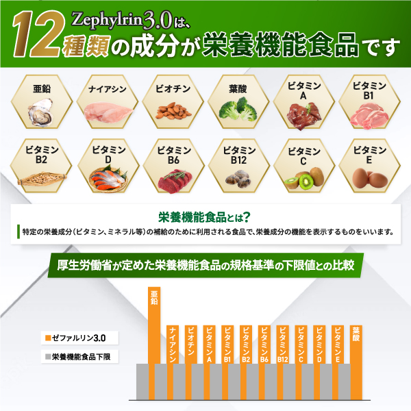 12種類の栄養機能食品